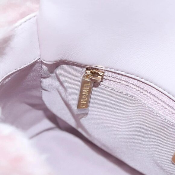 CHANEL Shearing Chain CHANEL 19 Bag Mouton 2way Pink M95573 CC Auth 116258AM - Picture 12 of 16